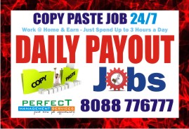 Tips to make money from Home| Online jobs | Copy paste Daily Payout